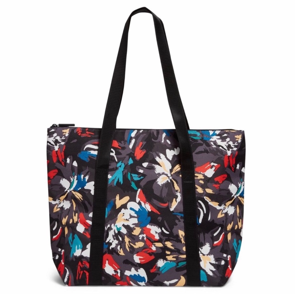 VERA BRADLEY Insulated Cooler Tote in “Splash Floral” print